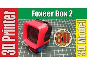 foxeer box 2 camera mount tpu protective case r c vehicles fpv 3d print model - Mito3D