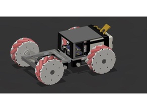 mecanum rodas robótica 3d print model - Mito3D