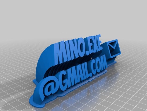 mino office customized 3D print model - Mito3D