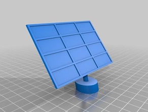 solar-panel 3d-drucken 3d print model - Mito3D