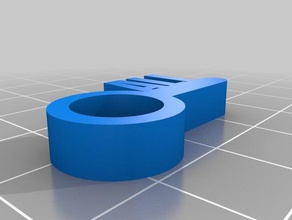ali keychains customized 3d print model - Mito3D