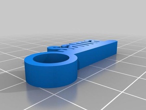 sama Schlüsselanhänger kundengebundene 3d print model - Mito3D