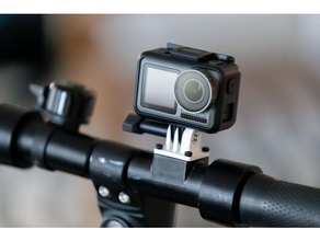 gopro mount ninebot snsc camera dji osmo action 3d print model - Mito3D