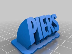 piers office customized 3d print model - Mito3D
