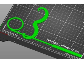 monóculo de-bigode inkscape traje 3d print model - Mito3D