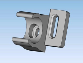 sliding electrical tube anchor clip electronics 3d print model - Mito3D