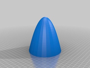 2 Wurf Flasche Raketen Nase Kegel Physik & Astronomie 3d print model - Mito3D