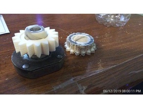 rasaerba briggs starter gear remix parti 3d print model - Mito3D
