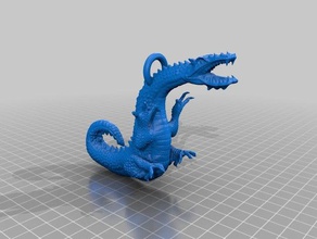 dragon ornamento di natale sculture birmingham blazer decorazione drago uab 3d print model - Mito3D