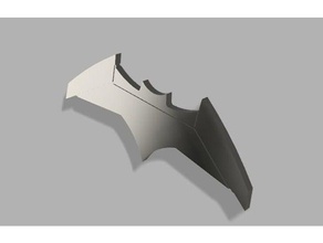 batarang batman v superman 3d baskı 3d print model - Mito3D