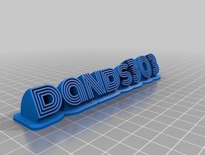 dands303 signs & logos customized 3d print model - Mito3D