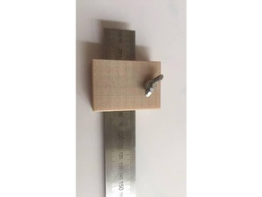marking gauge diy ruler 3d print model - Mito3D