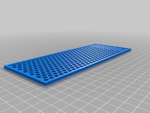 parametric vent grid parts hex openscad scad 3d print model - Mito3D