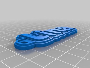 lina Schlüsselanhänger kundengebundene 3d print model - Mito3D