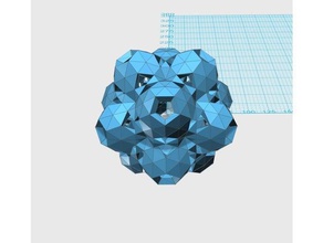 convex geodesic 6v sphere pattern 1 15 16 17 27 28 math art 3d print model - Mito3D