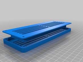 meu personalizados gabinete entrada de ventilação utilizar o filtro carvão Impressora 3d acessórios personalizado 3d print model - Mito3D