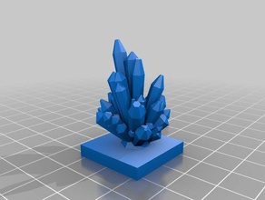 el cristal La impresión en 3d 3d print model - Mito3D