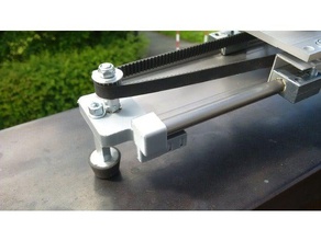 igus camera slider return pulley holder linear rail ws-10-80 ws 10-80 10 80 3d print model - Mito3D