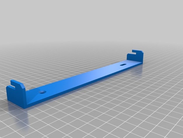 fritzbox 7590 wall mount upside down electronics wallmount 3D print model - Mito3D