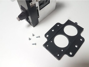 tecan cavro xcalibur base 3d printing 25mm microfluidic microfluidics syringe pump 3d print model - Mito3D