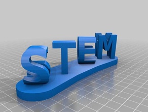 stem-grow signs & logos customized 3d print model - Mito3D