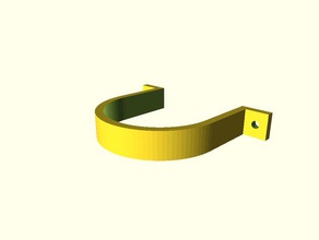parametric cable clip parts 3d print model - Mito3D
