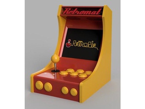 apenas mais um arcade retro máquina jogos retropie 3d print model - Mito3D