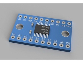 txs0108e nível lógico conversor de 8 canais arduino raspberry pi eletrônica 3d print model - Mito3D