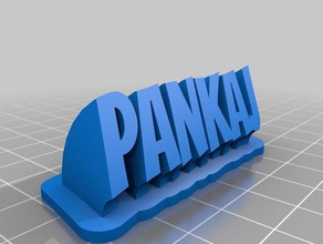 pankaj 2 office personalizado 3d print model - Mito3D
