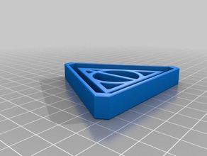 harry potter deathly hallows mould harrypotter mold silicone 3d print model - Mito3D