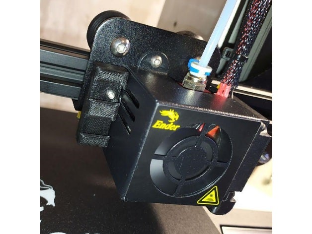 freeabl - doble clip réduit L'imprimante 3d de pièces autobedleveling auto bed leveling ender 3 fusion 360 3D print model - Mito3D