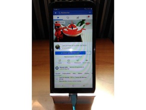 support smartphone samsung v1 & v2 mobile phone galaxy j4 + holder stand t l 3d print model - Mito3D