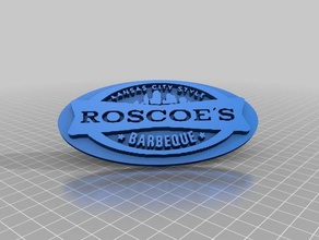 roscoes barbecue L'impression 3d 3d print model - Mito3D