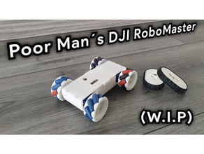 minuscule trak taille mecanum roue du servo dji robomaster L'impression 3d 3d print model - Mito3D
