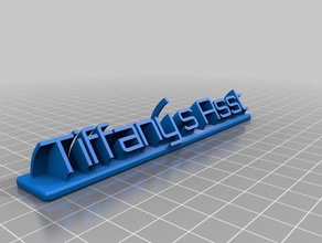 steve nameplate office customized 3d print model - Mito3D