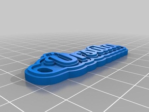 ursula Schlüsselanhänger kundengebundene 3d print model - Mito3D