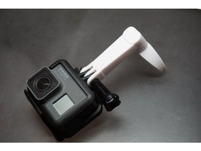 gopro Mund montieren Kamera Kamera-Halterung mount Mundstück 3d print model - Mito3D