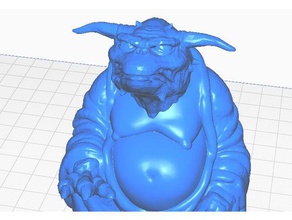 la terreur chien bouddha w griffes ghostbusters - films tv de collection sculptures le buste remix statue 3d print model - Mito3D