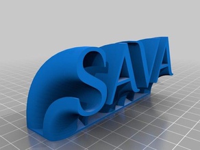 sava office customized 3d print model - Mito3D