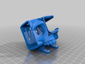 impulserc alien gopro skull mount props droneracingpartscom 3d print model - Mito3D