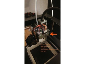 Rundkabel-Halter rf100 3d Drucker Zubehör Halter renkforce v2 3d print model - Mito3D
