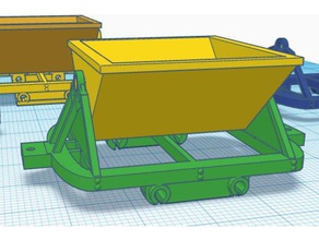 despejo de carro on30 escala veículos bachmann mina carvão o meu ferromodelismo vagão 3d print model - Mito3D