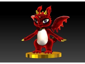 dragon de feu jouets & jeux les dragons la fantaisie 3d print model - Mito3D
