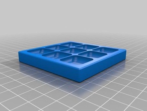 meu personalizados magnético parafuso bandeja caixa opcional tampa porta-ferramentas & caixas personalizado 3d print model - Mito3D