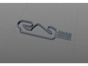 catalunya circuit 3d print model - Mito3D