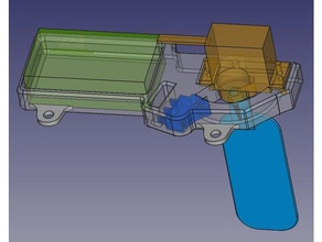 rc boat steering mechanism r c vehicles 3d print model - Mito3D