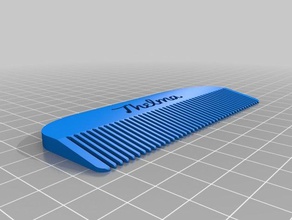 my customized comb bathroom 3d print model - Mito3D