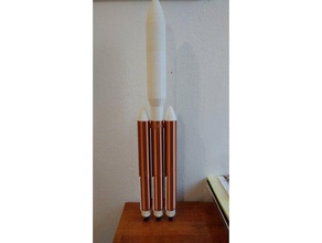 atlas v lca améliorée des véhicules fusée de l'espace vaisseau spatial ula 3d print model - Mito3D