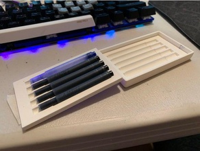 lamy t10 support de la cartouche les stylos à plume safari 3d print model - Mito3D