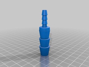 05 025 Schlauchanschluss-adapter v2 outdoor & Garten kundengebundene 3d print model - Mito3D